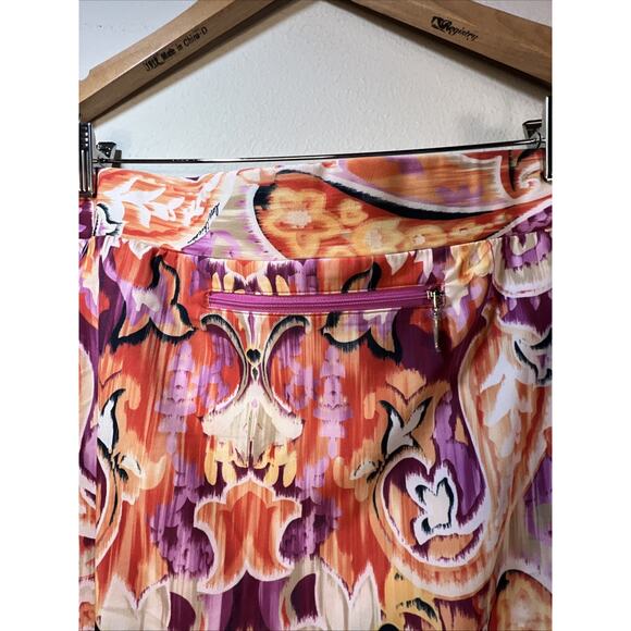 Chico’s Size XL Tennis Skort Linen Front Tie Shirt Set 40th Anniversary Chicos - Picture 8 of 15